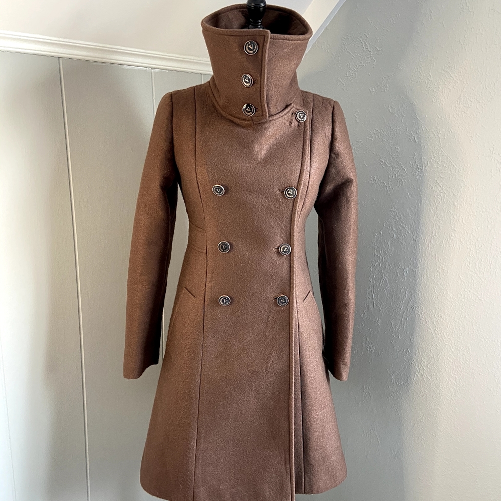 Vaute Couture Brown Belden Coat xs
